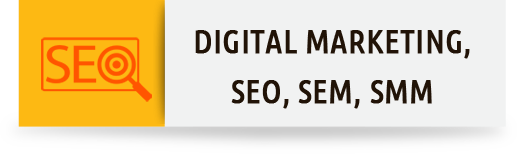 Digital Marketing, 
SEO, SEM, SMM 